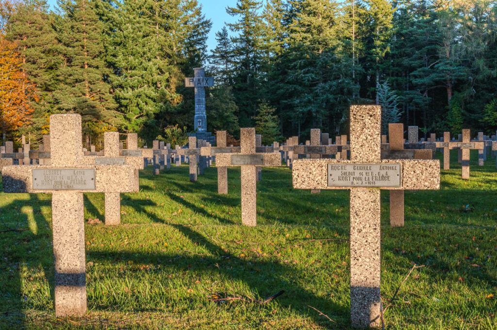 Soldatenfriedhof - Col du Wettstein - Kreuze