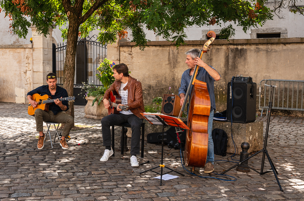 Strassenmusiker Beaune