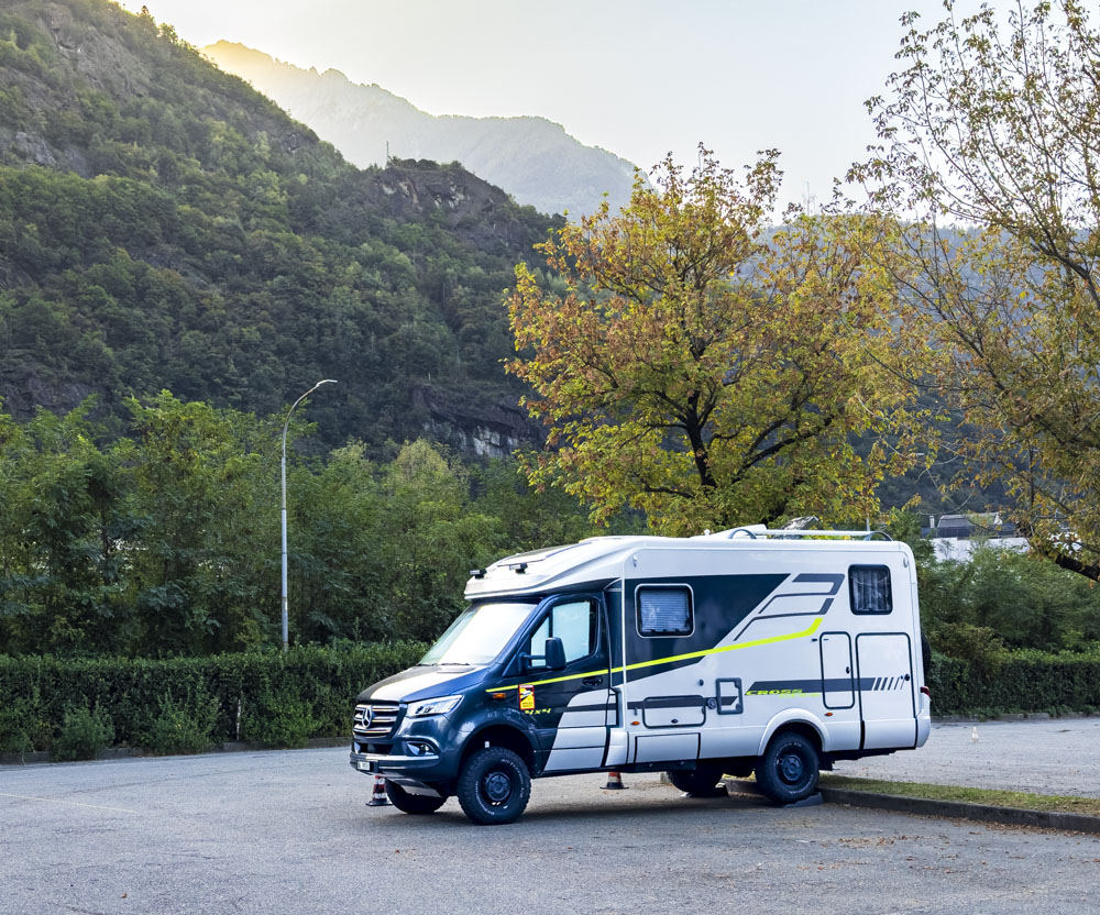 Chiavenna - Stellplatz