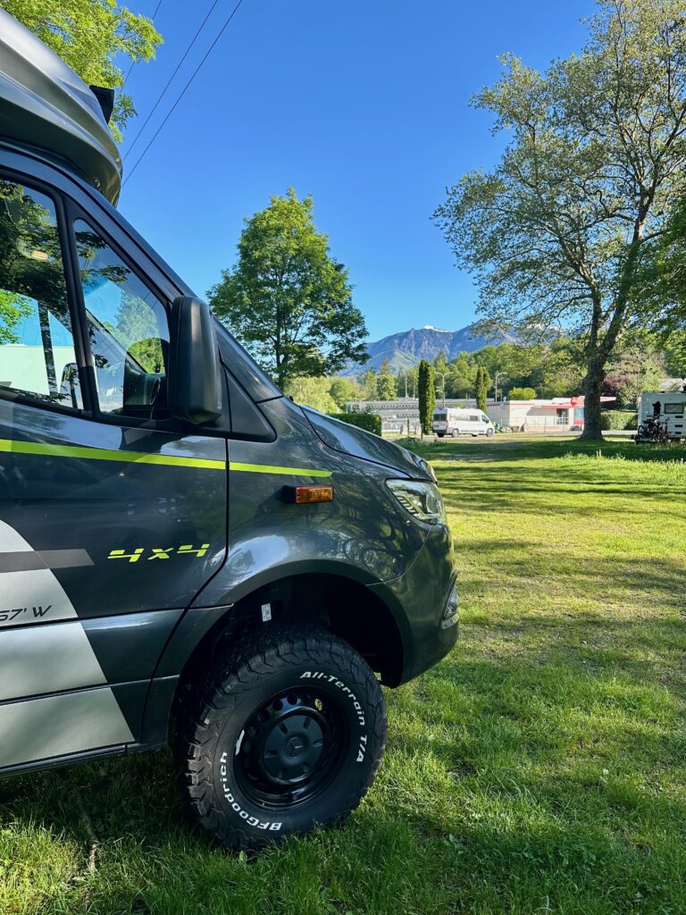 Stellplatz Monte Ceneri, Tessin