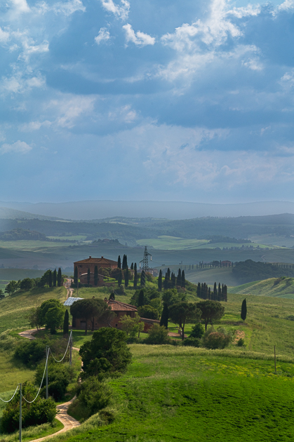 Toskana Crete Senesi - Staubstrasse