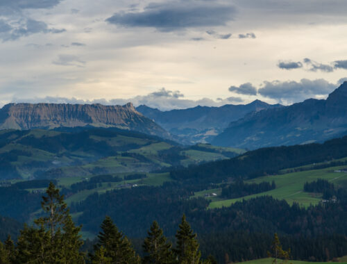 Ausblick zur Schrattenfluh